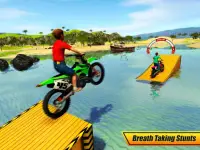 Kinder Wasser Surfen Motorrad Race - Strand Fahren Screen Shot 9