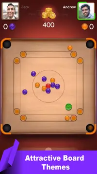 Carrom Board: Multiplayer Pool Screen Shot 1