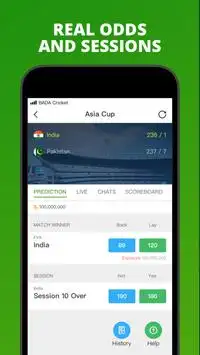 Lagao Khao- Fastest Live Line (Cricket Exchange) Screen Shot 0
