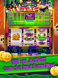 Halloween Candy Vegas Slots Mega Slot Machine FREE Screen Shot 1