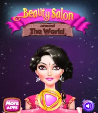 Beauty Salon Around The World Screen Shot 0