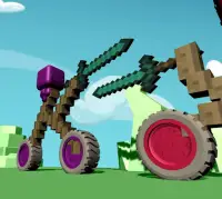 Craft car builder fighting: Knight Joust! Screen Shot 1