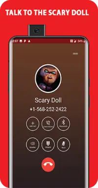 chucky scary doll video call,and chat simulator Screen Shot 4