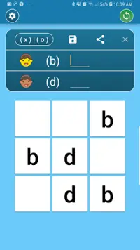 Learning Letters With TicTacToe Game - Multi Lag Screen Shot 2