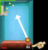 pull the ball - Obstacle free throw basket Screen Shot 0