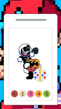 Pixel Art Friday Night Funkin Color By Number Screen Shot 5