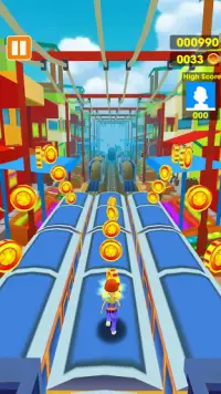 Subway Bus Train Endless Surf Run Fun Screen Shot 0