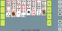 FreeCell with Leaderboards Screen Shot 0
