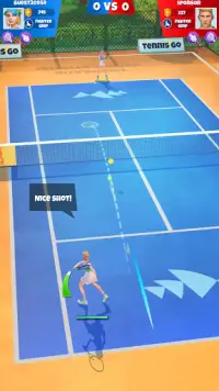 テニス! Go!：ワールドツアー3D Screen Shot 7