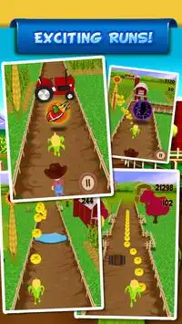 Baby Corn Run 3D Farm Race Screen Shot 6