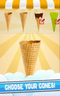 Frozen Ice Cream Cooking Game! Screen Shot 1