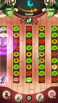 цветок цветок джем - весело матч 3 и бесплатные Screen Shot 2