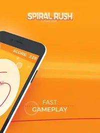 Spiral Rush : un jeu de serpent Screen Shot 6