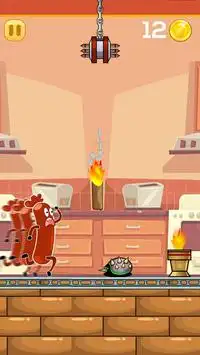 Run Sausage Run Hot dog candy jump Screen Shot 2