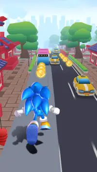 Blue Hedgehog Run: Super Runner Screen Shot 3