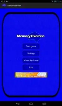 Memory Exercise Screen Shot 6