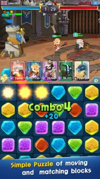 Puzzle Clash: PvP Defense Game | Match Strategy Screen Shot 0