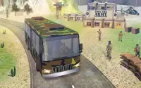 indian army bus driving: military truck mission Screen Shot 2