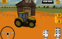 Traktör park 3D çiftlik sürücü Screen Shot 0