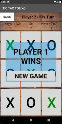 TIC TAC TOE XO Screen Shot 1