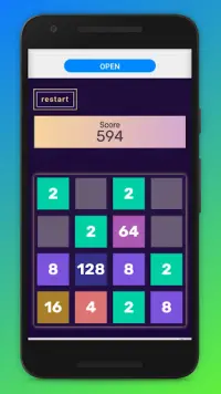 Easy Mind Game - Relax Game - 2048 Numbers Game Screen Shot 3