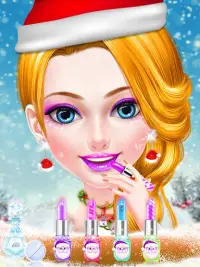 Christmas Dress up and Makeup Game Screen Shot 0