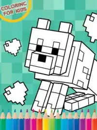 PE Coloring for minecrafts fan Screen Shot 1