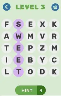 Word puzzle game - find the hidden word Screen Shot 3