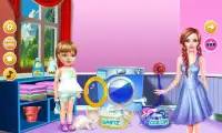 Wash laundry games for girls Screen Shot 4