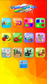 Game Edukasi Anak 2 : PAUD & TK Screen Shot 0