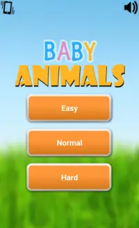 Baby Animals Game Screen Shot 0