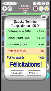 Sudoku 123 Hors ligne Français Screen Shot 5