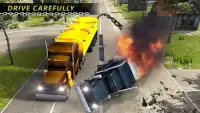 Chained Truck Sim 3D - Impossible Tracks 2018 Screen Shot 2