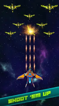 jeu de tir ciel sans fin espace shooter galaxy Screen Shot 2