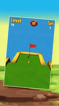 Mini Golf Flick 3D Free Screen Shot 3