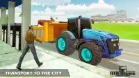 Tractor de transporte para ani Screen Shot 2