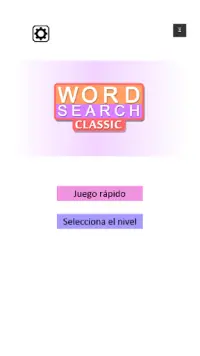 Word Search Classic: el juego Word Find Screen Shot 2