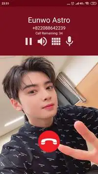 Eunwoo Astro-Prank Call Video Screen Shot 0