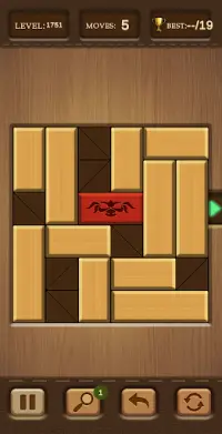 Unblock Wood Puzzle - Slide Red Block Free Games Screen Shot 7