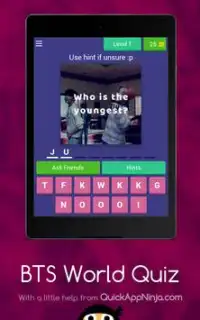 BTS World 🌐 Quiz Screen Shot 3