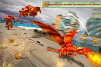 Guerra do robô dragão Screen Shot 1