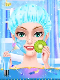 Салон красоты Ice Princess - Игры для девочек Screen Shot 1