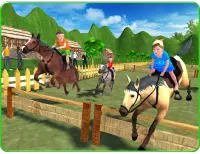 Kids Mountain Horse Rider Race Screen Shot 11