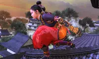 kung fu saga tiro con arco -superhéroe ninja chica Screen Shot 1