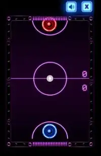Glow Hockey Dash Screen Shot 0