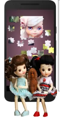 Cute Dolls Jigsaw And Slide Puzzle Game Screen Shot 1
