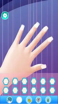 Juegos de Chicas pintar uñas Screen Shot 0