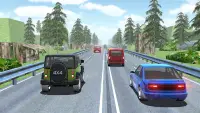 Trafik Araba Yarışı: 3D Oyun Screen Shot 1