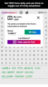 Super Word Search Jeu Puzzle Screen Shot 7