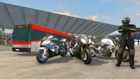 Bike VS Bus Free Racing Games – New Bike Race Game Screen Shot 1